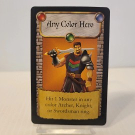 Fireside Games Castle Panic Any Color Hero Board Game Promo Card Fireside Games 2013