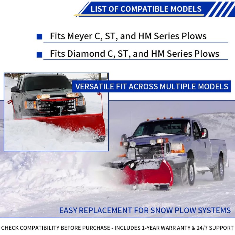 GOLKNHA 2 Pack Snow Trip Springs Without Eyebolts for Meyer