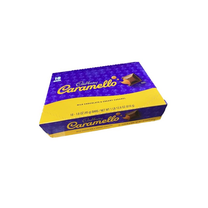 Caramello, Milk Chocolate With Caramel, Count 18 (1.6-oz) - Chocolate