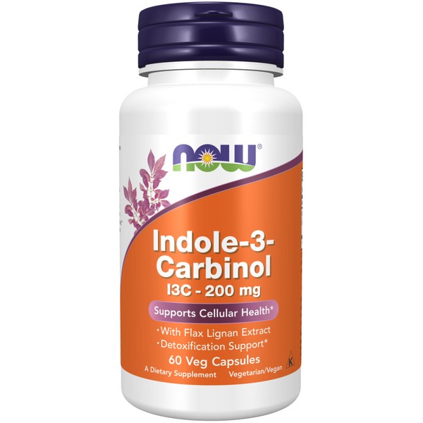 NOW>NOW NOW Indole-3-Carbinol Veg Capsules 60