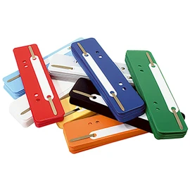 SOE 03167 Filing Strips with Plastic Cover Strip, Assorted, Pack of 250