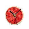 LABRIMP Refrigerator Stickers Clock Creative Fruit Pattern Wall Clock Magnets