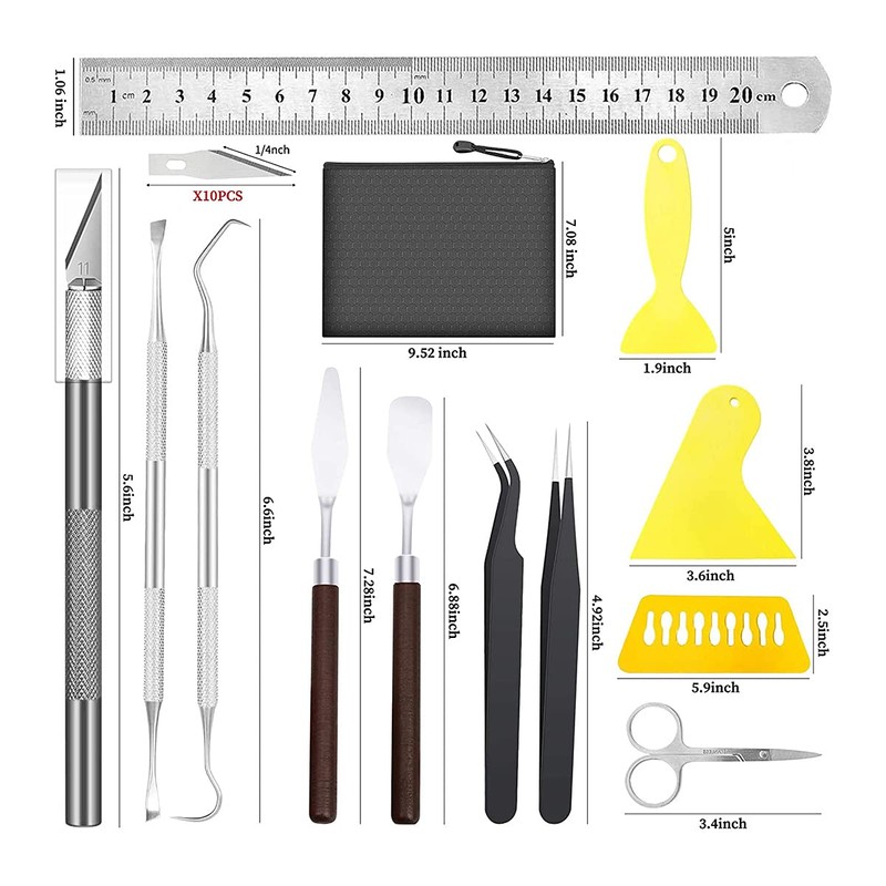 Tiardey 23 Pack Weeding Tools for Vinyl Weeding Tools Craft
