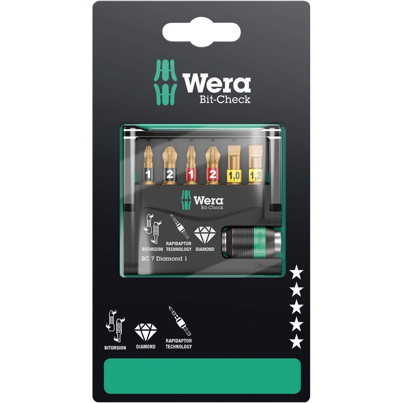 Wera 05073419001 Screwdriver Nut Driver Bits