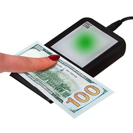 Dri Mark Flash Test Counterfeit Bill Detector, Smallest, Easiest Money Checker, Fake Currency Detection Machine, Ink, UV, and Watermark Flashtest