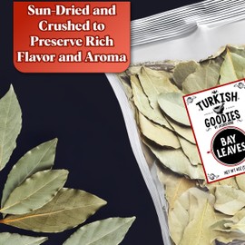 Whole Dried Bay Leaves - 4oz Pack | Sun-Dried Laurel Tree Leaves for Cooking, Stews, Marinades & More | 100% Natural, Edible Bay Leaf