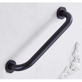 ELLO&ALLO Oil Rubbed Bronze Bathroom Shower Grab Bar, Home Care Bath Hardware (16 Inch)
