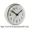 Verve Jelly Shower Clock Mini Wall Clock with Suction Cup,