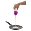 875 ml Pancake Shaker (Purple) with Recipe Print for Pancakes,