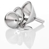 Kerafactum® - Minitrichter 3 er Funnel Set Stainless steel Trichterset