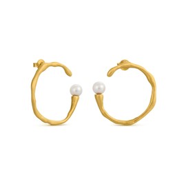 Gold Earrings Eclat | Designed by Joidart | Eclat Collection | 24K Gold Plated Metal | Murano Glass
