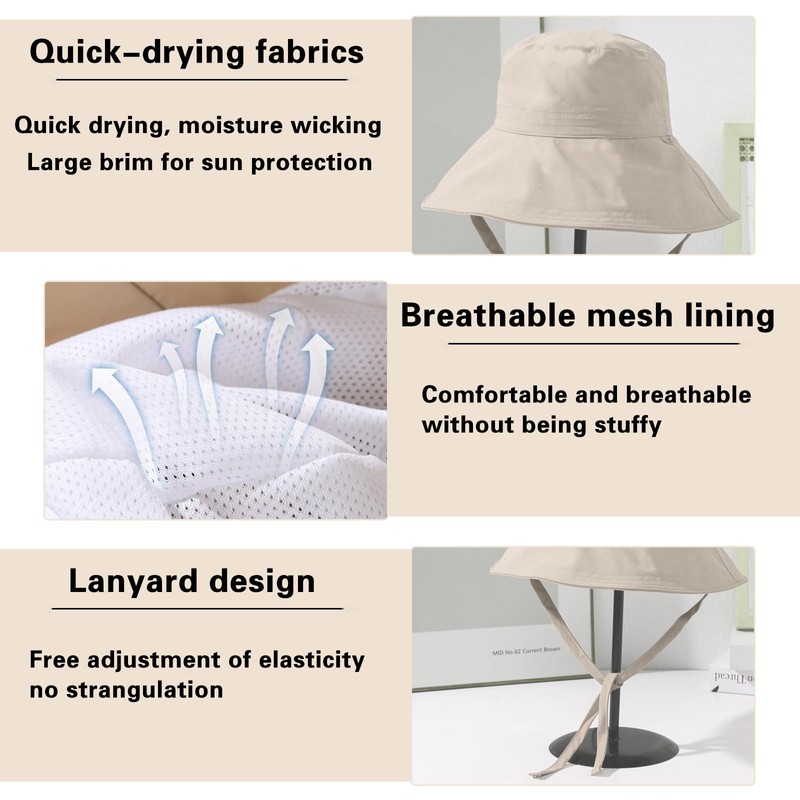 Shyllin Women's Sun Hat, beige, 60