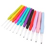 VOANZO 12 Sizes Crochet Hooks Set Ergonomic Soft Grip Handles