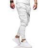 Men's Casual Pants - Cotton Chino Cargo Pants for Hiking