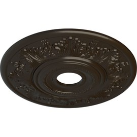 Ekena Millwork CM20VISHF Vienna Ceiling Medallion, 20"OD x 3 1/2"ID x 1 1/2"P, Hand-Painted Stone Hearth