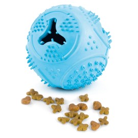 Petit Juguete para Perro, Pelota para Perros Diseñado para Introducir Premios o Alimentos para Generar Interactividad para la Mascota, Pelota de Goma 