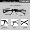 SIGVAN 5 Pack Reading Glasses Blue Light Blocking Readers for