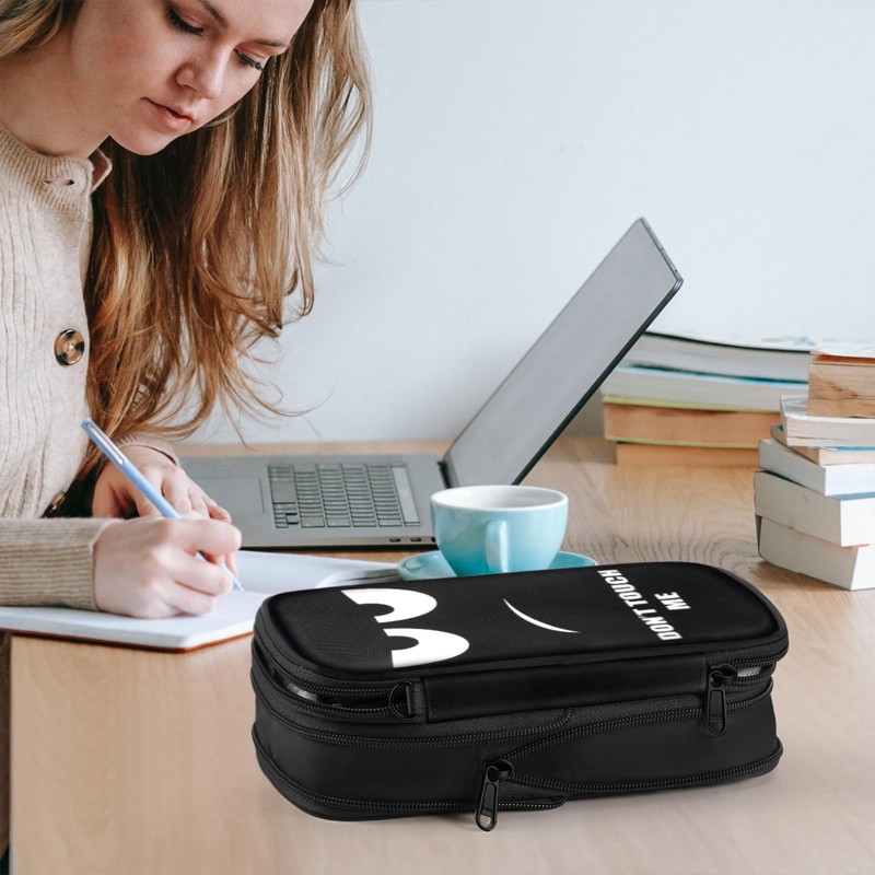 FINPAC Expandable Pencil Case, Large Capacity Pencil Box, Pen &