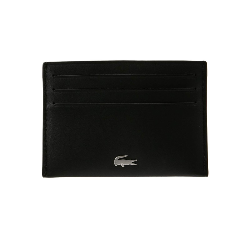 Lacoste Lacoste Men's Fitzgerald Credit Card Holder, Black, One Size