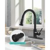 Pull Down Faucet Head Replacement: 3-Function Kitchen Faucet Sprayer Head