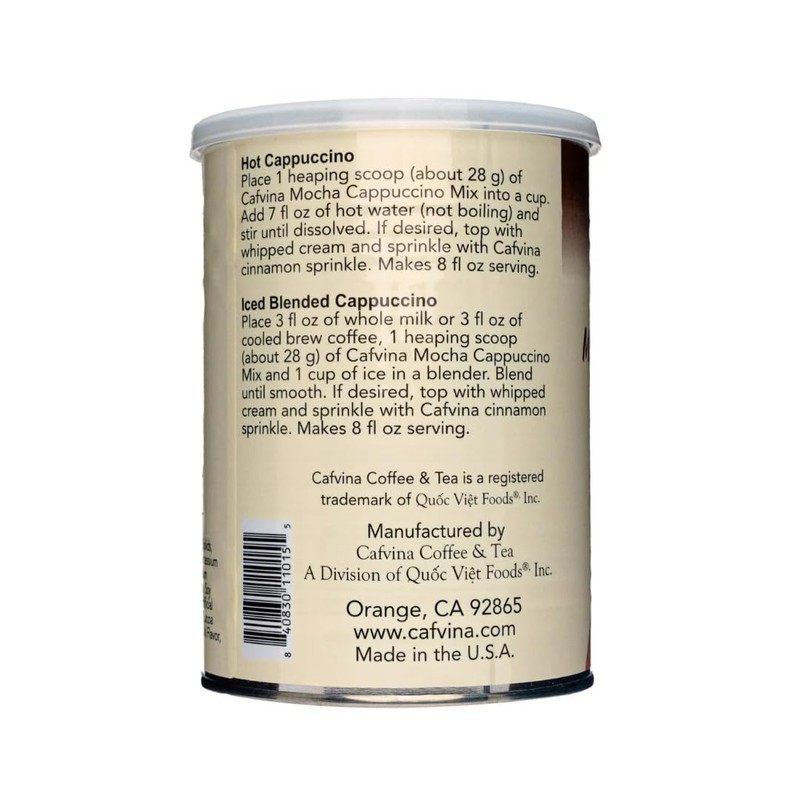 Instant Mocha Cappuccino Blend by Cafvina Coffee & Tea