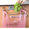 Lucky Fitness Metal Hanging Garbage Bags Rack Kitchen Wash Cloth