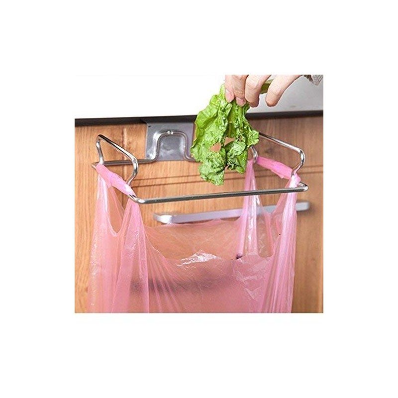 Lucky Fitness Metal Hanging Garbage Bags Rack Kitchen Wash Cloth