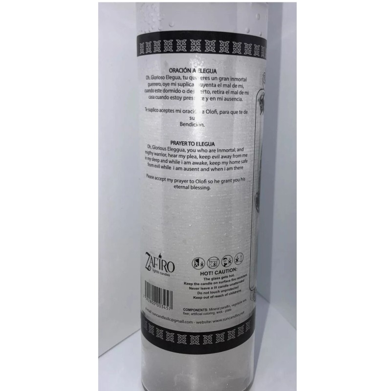 2 Veladoras Elegua 2 Prayer and Religious Candles Eleggua 2