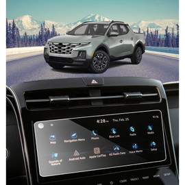 PZSWUXIE for 2022 2023 2024 Hyundai Santa Cruz 10.25 Inch HD Touch Screen Protector Tempered Glass 9H Hardness Anti-Fingerprint Car Radio Accessories