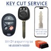 Toyota KEY CUT + TOYOTA Avalon 2005 - 2008 Chip