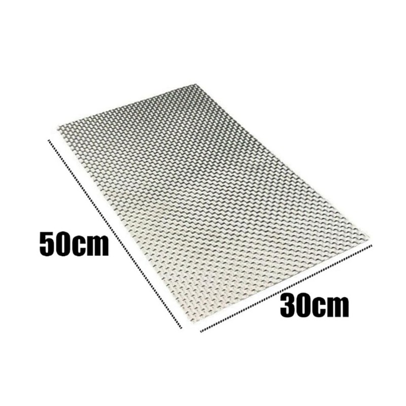 Lrtzizy Embossed Aluminum Heat Shield, Exhaust Pipe Heat Shield and