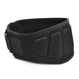 Weightlifting Belt, Fitness Belt Men Women S-XL, Back Support Belt Gym Adjustable with Speed Fit Closure, Curved Padded Lumbar Belt, Training Belt Bodybuilding (M)