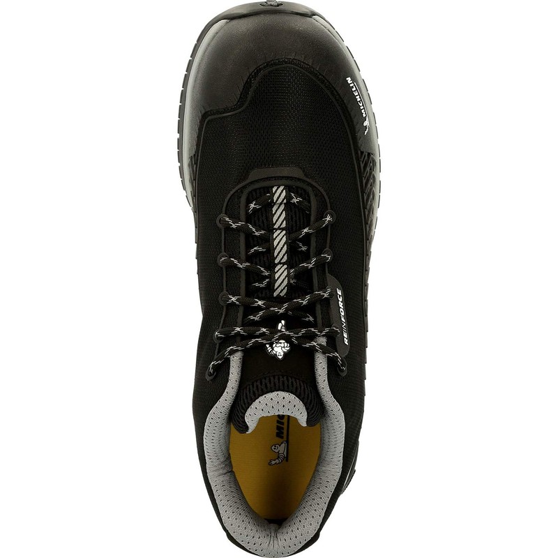 Athletic Work Shoe, Black Alloy Toe