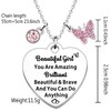JETTOP Teenage Girls Gifts Charm Necklace Gifts for Girls Daughter