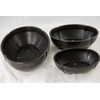 Generic 3 Mixed Japanese Lotus Shape Plastic Bonsai Training Pot,