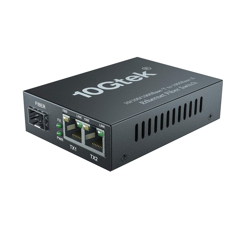 3-Port Gigabit Ethernet Switch, with 1 SFP Slots (1000M), Unmanaged,