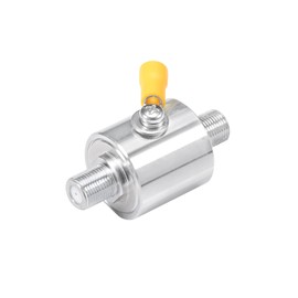 Bingfu SAT Blitz Surge Protector F Female to F Female 75 Ohm DVB-S Coaxial Lightning Arrester DC 0-3GHz Connector for Internet Digital TV Satellite Antenna Connections