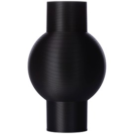 3D Vase Bianca Decorative Vase 30 cm Floor Vase Flower Vase Decorative Vase Pampas Grass Dried Flowers (Black)