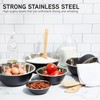 COOK WITH COLOR Stainless Steel Mixing Bowls - 6 Piece