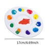 Mixing Palette, Set of 6 Flower Shape Painting Palette Oil