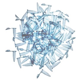 MUHWA 1000PCS Polypropylene Graduated Microcentrifuge Tube with Snap Cap, 0.5ml Capacity Microtubes (Blue)