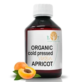 Organic Apricot Kernel Oil Cold Pressed Moisturising for Face, Body & Hair Care Eye Contour Rejuvenating Ideal for Dry & Sensitive Skin, 100 ml Pack of 1