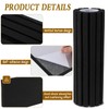CebraBounze 4-Pack Garage Wall Protector, 14.9”x7.8” Self-Adhesive EVA Foam Bumpers,