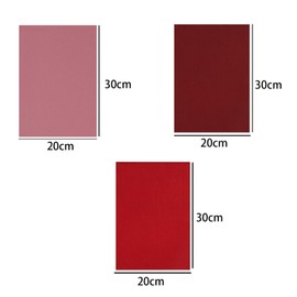 9pcs 3 Colors Fabric Sheets 20cm*30cm Non-Woven Felt Sheet,Felt Crafts Sheet for Clothing Sewing DIY Party Decor