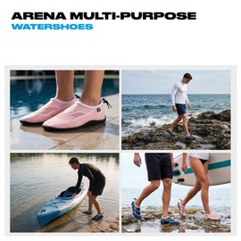 Arena Scarpe Unisex Multiuso TTE per Sport Acquatici, Scarpe Mare e Spiaggia Uomo/Donna Leggere, Calzari Protettivi per Spiaggia e Piscina, Suola Aderente, Calzata Veloce e Comoda, Asciugatura Rapida