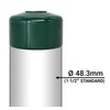 SKIR'CO Pack of 30 fence post caps, round, 48.3 mm,