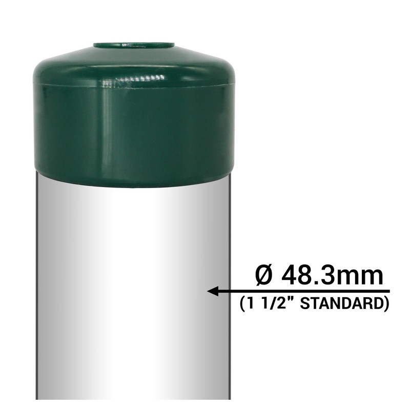 SKIR'CO Pack of 30 fence post caps, round, 48.3 mm,