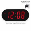 FAMICOZY Simple Easy to Use Digital Alarm Clock,Small Compact,Auto Dim