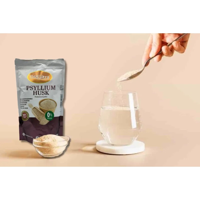 Psyllium Husk Plantago Polvo Calidad Premium 500 Gr