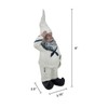 Zeckos 8-Inch Tall United States Navy Garden Gnome Statue, an